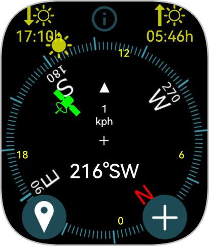 Compass Navigation のナビゲーションの使い方